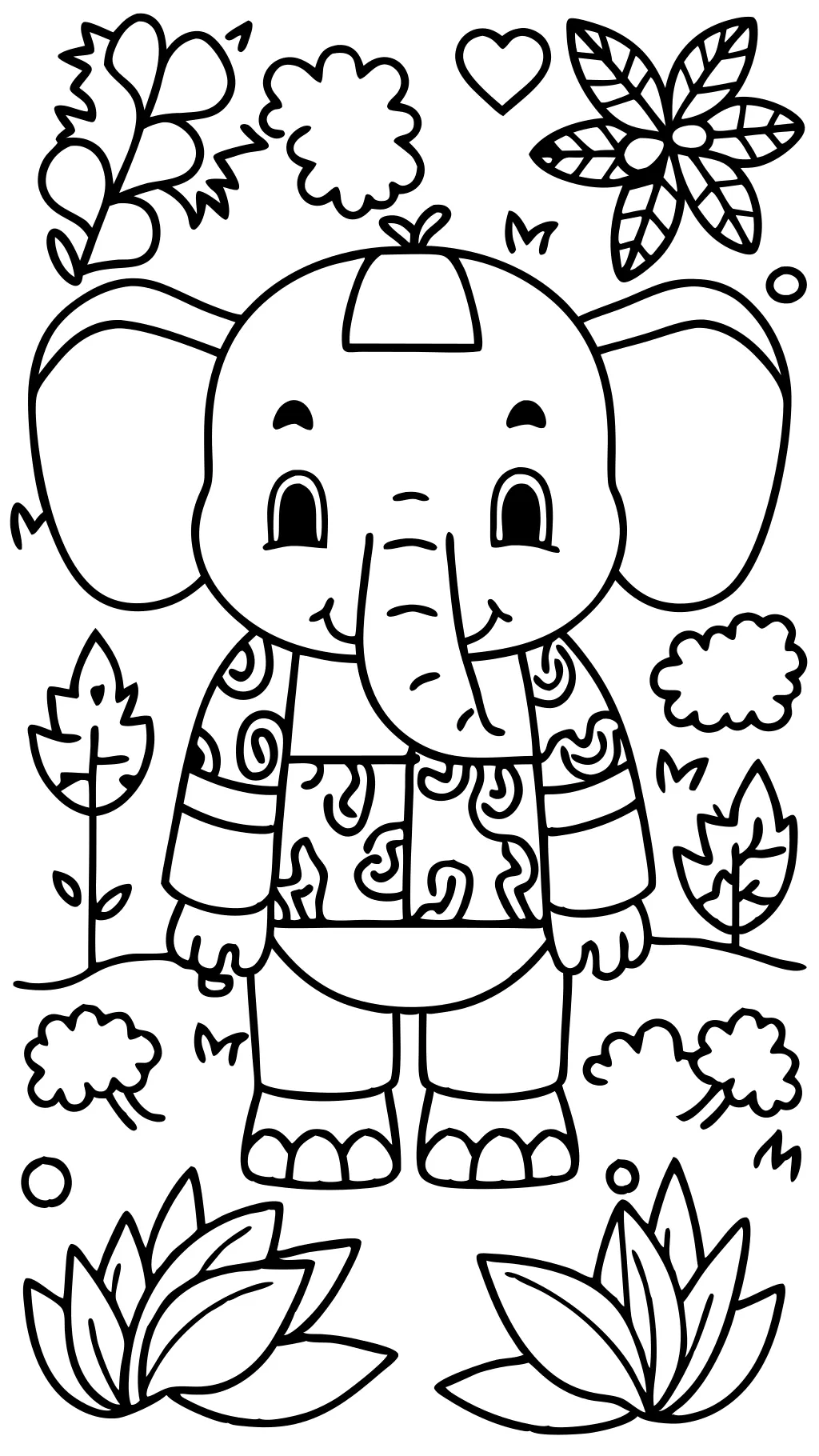 coloriage d’Elmer